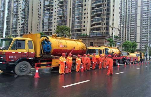 龙门镇市政管道清淤